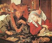 REYMERSWALE, Marinus van Money-Changer and his Wife oil painting reproduction